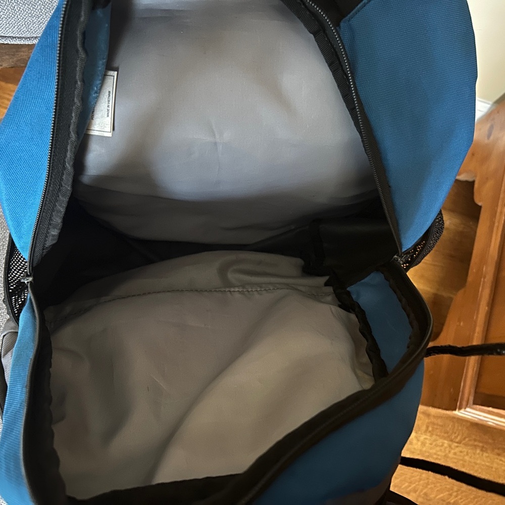 Adidas Gray and Blue Men's Backpack - Picture 4 of 5
